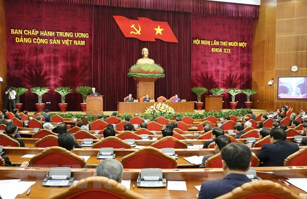Party Central Committee discuss draft reports on 11th plenum's second day